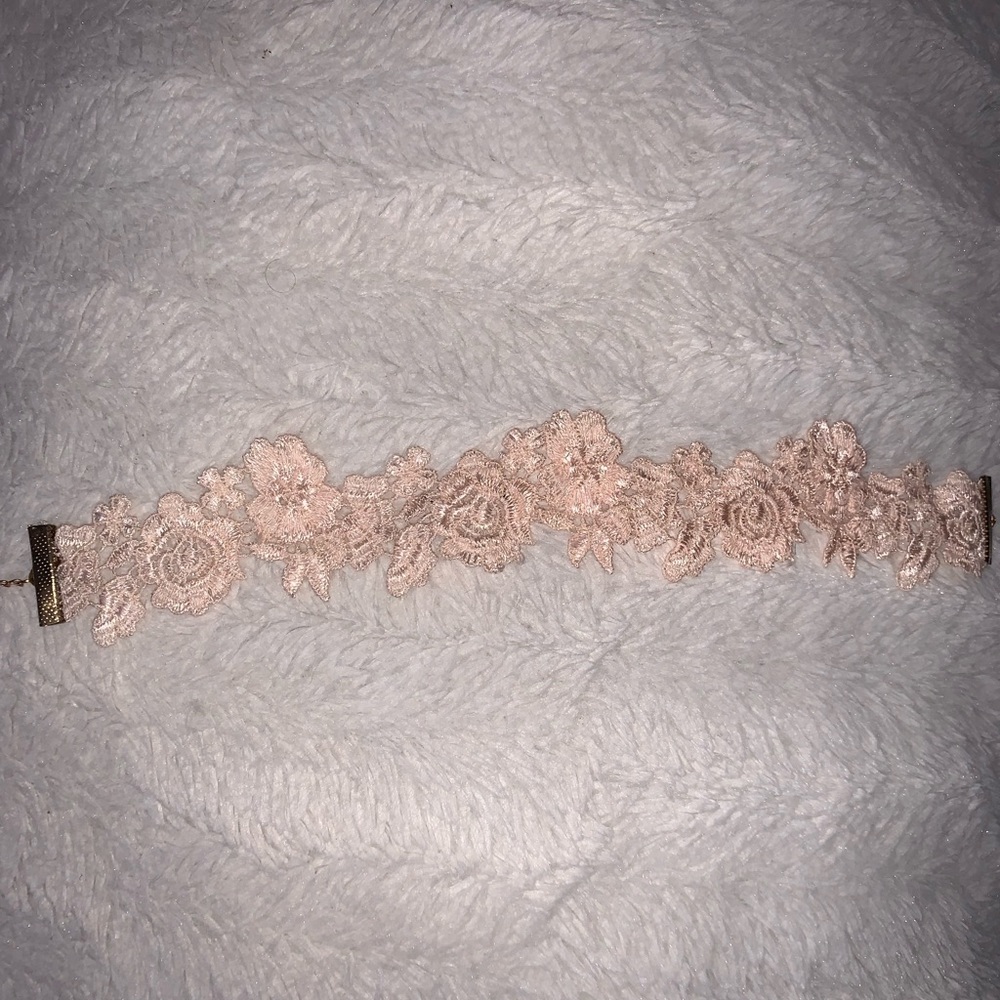 Pink blush 1’ choker